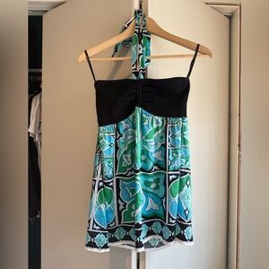 Vintage Y2K Bebe Silk Halter Top